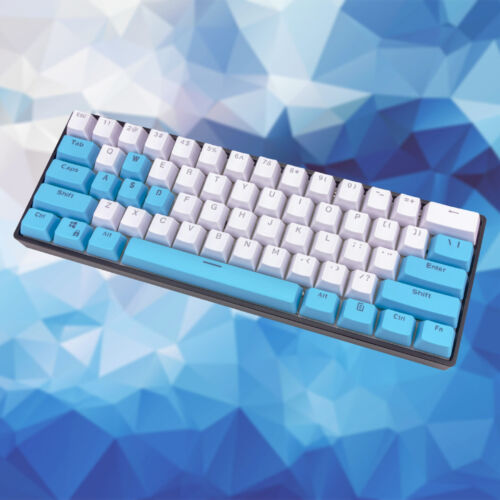 60 Custom Herní Mechanická Klávesnice v barvě Wave - černý plastový case